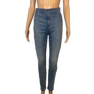 Rag & Bone NWT Nina High-Rise Pull On Stretch Skinny Jeans Blue Size S